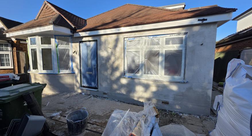 Loft conversion, front extension and full internal remodel in Staines