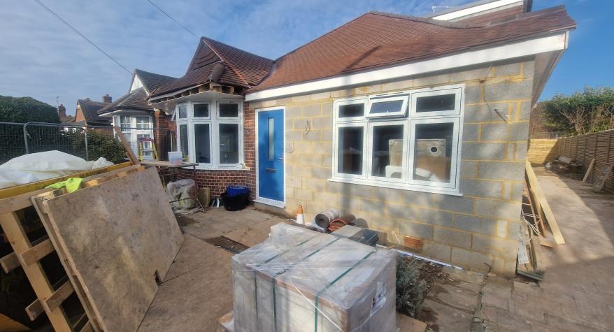 Loft conversion, front extension and full internal remodel in Staines