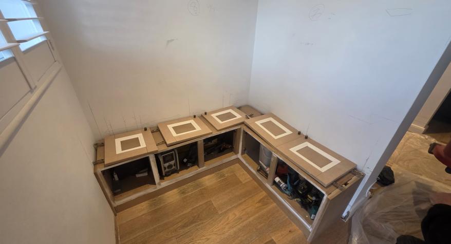 Bespoke Mudroom Carpentry in Ashford, Surrey